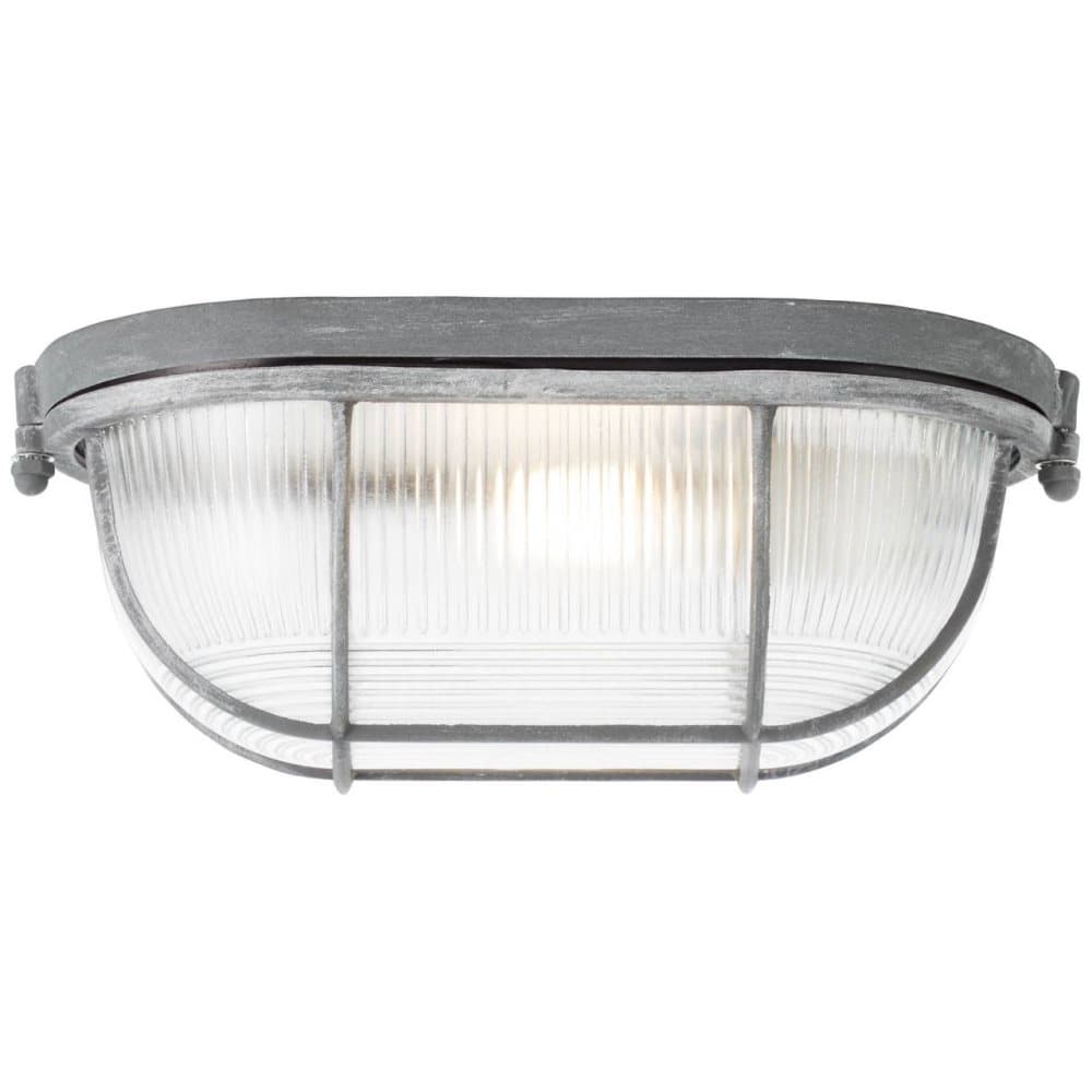 BRILLIANT lampa Bobbi vägg- och taklampa 28cm grå betong | 1x A60, E27, 40W, lämplig för normala lampor (ingår ej) | Skala A ++ till E | Lämplig för L