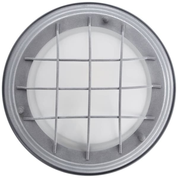 BRILLIANT lampe Typhoon væg- og loftlampe 29cm grå beton / hvid | 1x A60, E27, 30W, egnet til normale lamper (medfølger ikke) | Skala A ++ til E | Vel