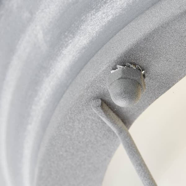 BRILLIANT lampe Typhoon væg- og loftlampe 29cm grå beton / hvid | 1x A60, E27, 30W, egnet til normale lamper (medfølger ikke) | Skala A ++ til E | Vel