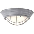 Miniatyrbillede 7 af 11: BRILLIANT lampe Typhoon væg- og loftlampe 34 cm grå beton / hvid | 2x A60, E27, 30W, egnet til normale lamper (medfølger ikke) | Skala A ++ til E | Ve