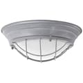 Miniatyrbillede 8 af 11: BRILLIANT lampe Typhoon væg- og loftlampe 34 cm grå beton / hvid | 2x A60, E27, 30W, egnet til normale lamper (medfølger ikke) | Skala A ++ til E | Ve