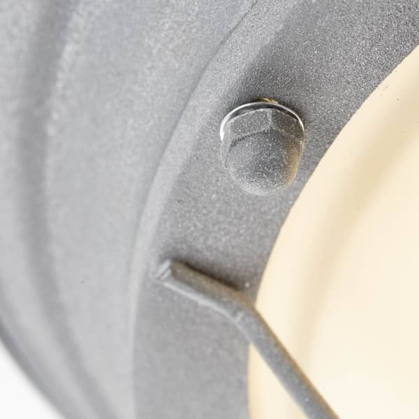 BRILLIANT lampe Typhoon væg- og loftlampe 34 cm grå beton / hvid | 2x A60, E27, 30W, egnet til normale lamper (medfølger ikke) | Skala A ++ til E | Ve