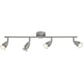 Pikkukuva 1 / 2: BRILLIANT lamppu Amalfi LED-kohdevalo 4-liekkinen rauta | 4x LED-PAR51, GU10, 3W LED heijastinlamput mukana, (250lm, 3000K) | Asteikko A ++ E | Käänty