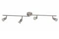 Miniatyrbillede 4 af 4: BRILLIANT lampe Loona LED spotrør 4-flamme jern | 4x LED-PAR51, GU10, 3W LED-reflektorlamper inkluderet, (250lm, 3000K) | Skala A ++ til E | Armene er