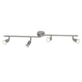 Miniatyrbillede 1 af 4: BRILLIANT lampe Loona LED spotrør 4-flamme jern | 4x LED-PAR51, GU10, 3W LED-reflektorlamper inkluderet, (250lm, 3000K) | Skala A ++ til E | Armene er