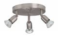 Miniatyrbillede 5 af 6: BRILLIANT lampe Loona LED rund spotlight 3-flammer jern | 3x LED-PAR51, GU10, 3W LED-reflektorlamper inkluderet, (250lm, 3000K) | Skala A ++ til E | D