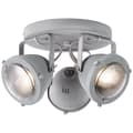 Miniatyrbild 1 av 11: BRILLIANT lampa Carmen LED rund spotlight 3-flames grå betong | 3x LED-PAR51, GU10, 5W LED-reflektorlampor ingår, (380lm, 3000K) | Skala A ++ till E |