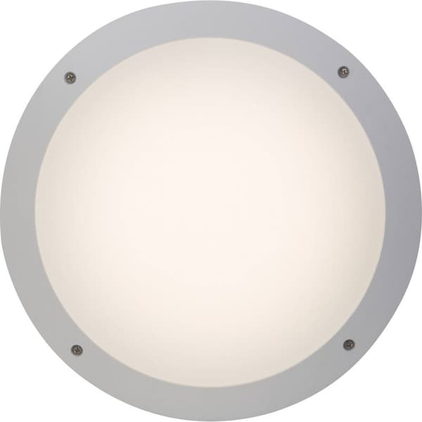 BRILLIANT lampa Medway LED utomhusvägg och taklampa 31cm vit | 1x 12W LED-integrerad (SMD), (1000lm, 4000K) | Skala A ++ till E | IP-skyddsklass: 66 -