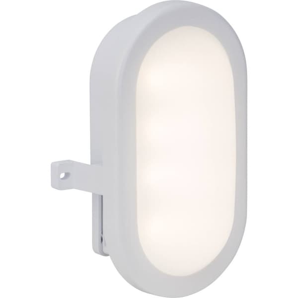 BRILLIANT lampe Tilbury LED udendørs væg- og loftlampe 17x12cm hvid | 1x 5W LED integreret, (450lm, 4200K) | Skala A ++ til E | IP beskyttelsesklasse: