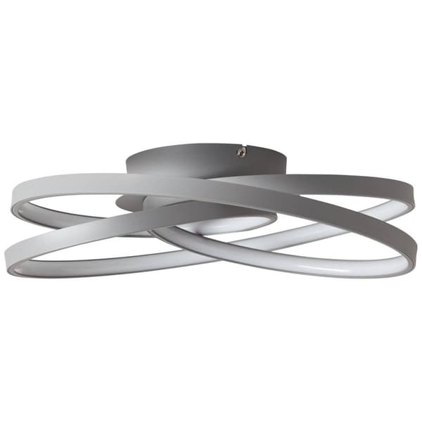 BRILLIANT lamppu labyrintti LED kattovalaisin 40cm harmaa | 1x 42W LED integroitu (SMD), (4775lm, 3000K) | Asteikko A ++ E | Energiaa säästävä ja pitk
