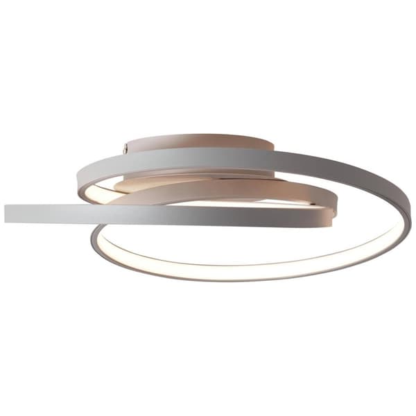 BRILLIANT lamppu labyrintti LED kattovalaisin 40cm harmaa | 1x 42W LED integroitu (SMD), (4775lm, 3000K) | Asteikko A ++ E | Energiaa säästävä ja pitk