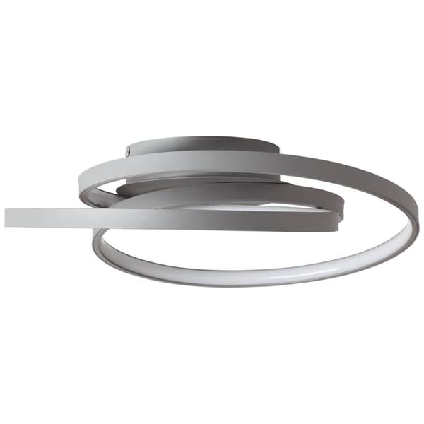 BRILLIANT lamppu labyrintti LED kattovalaisin 40cm harmaa | 1x 42W LED integroitu (SMD), (4775lm, 3000K) | Asteikko A ++ E | Energiaa säästävä ja pitk