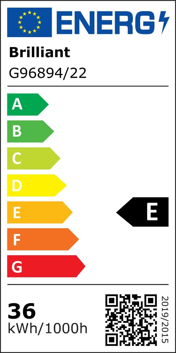 BRILLIANT lamppu labyrintti LED kattovalaisin 40cm harmaa | 1x 42W LED integroitu (SMD), (4775lm, 3000K) | Asteikko A ++ E | Energiaa säästävä ja pitk