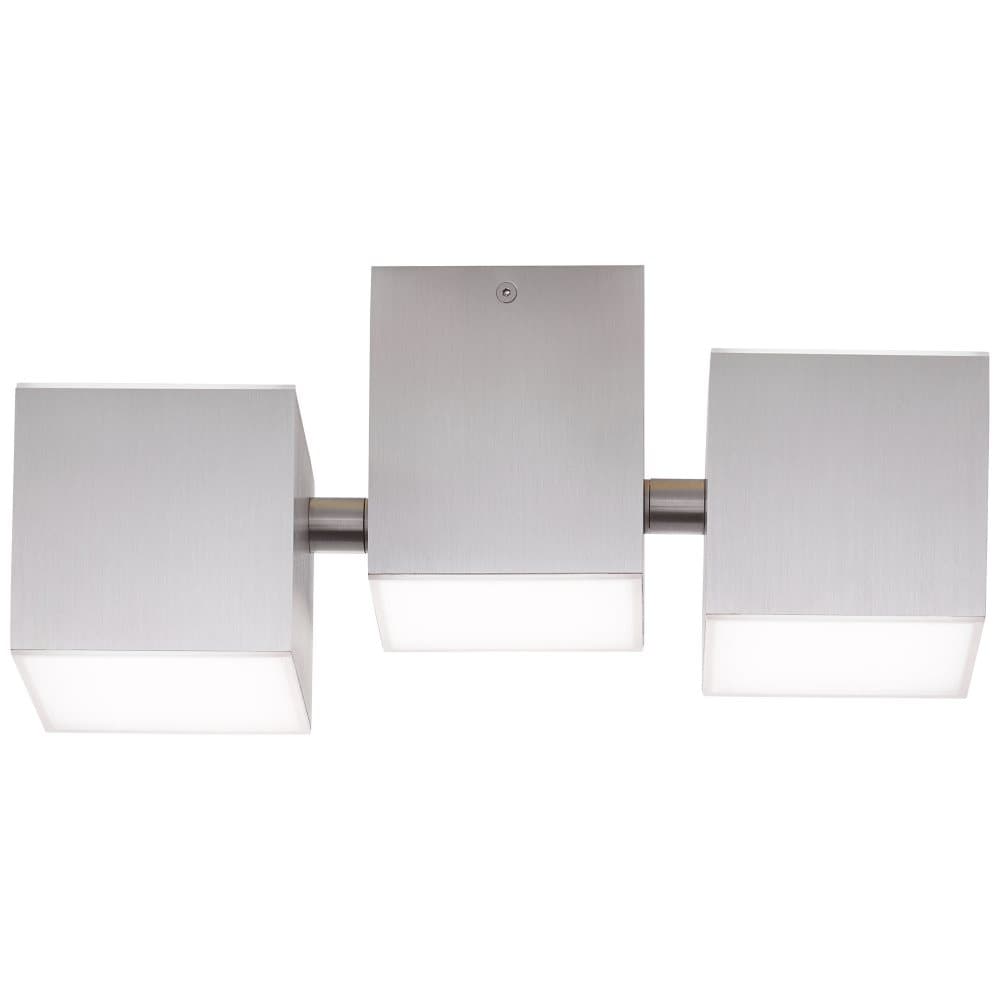 AEG lampa Gillian LED taklampa 5-flammar alu | 5x 3W LED integrerad (SMD), (300lm, 3000K) | Skala A ++ till E | Svängbara sidoelement