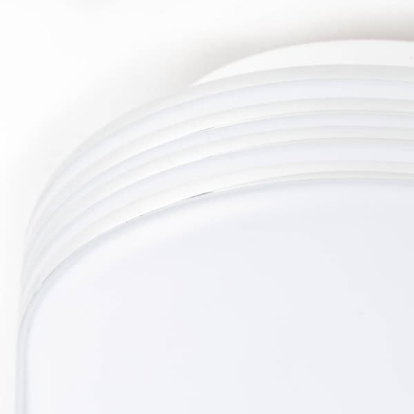BRILLIANT lampuu Ariella LED-seinä- ja kattovalaisin 34x34cm valkoinen / kromi | 1x 24W LED integroitu, (1900lm, 3000K) | Asteikko A ++ E | Energiaa s