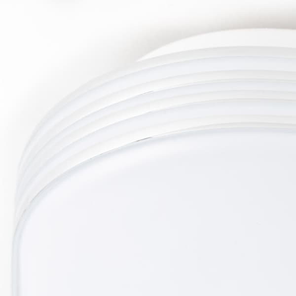 BRILLIANT lampa Ariella LED vägg- och taklampa 54x54cm vit / krom | 1x 48W LED integrerad, (4000lm, 3000-6000K) | Skala A ++ till E | Med fjärrkontrol