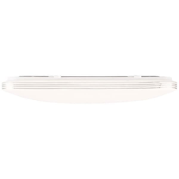 BRILLIANT lampa Ariella LED vägg- och taklampa 54x54cm vit / krom | 1x 48W LED integrerad, (4000lm, 3000-6000K) | Skala A ++ till E | Med fjärrkontrol