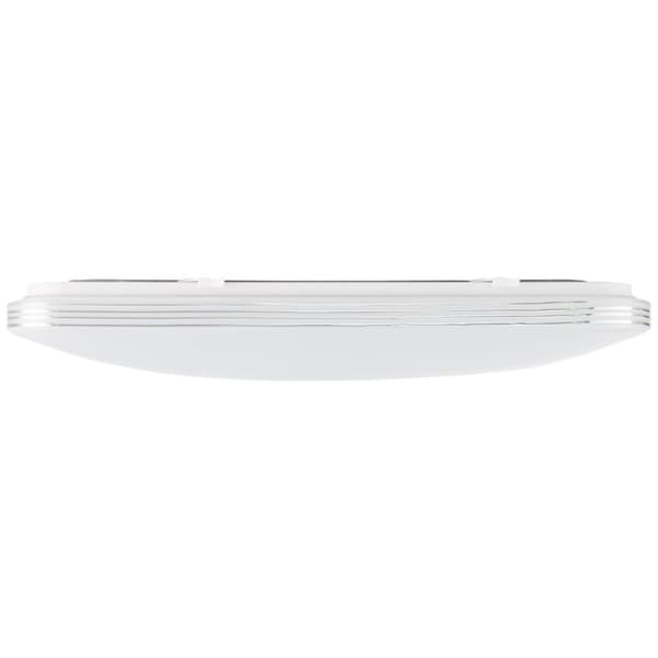 BRILLIANT lampa Ariella LED vägg- och taklampa 54x54cm vit / krom | 1x 48W LED integrerad, (4000lm, 3000-6000K) | Skala A ++ till E | Med fjärrkontrol