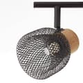 Miniatyrbillede 11 af 11: BRILLIANT lampe Flaka spotrør 4-flammer sort mat | 4x QT14, G9, 6W, velegnet til stiftlamper (medfølger ikke) | Skala A ++ til E | Drejehoveder / rote