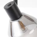 Miniatyrbillede 3 af 11: BRILLIANT lampe Reflekterende spotrør 4-flammes sort mat / røget glas | 4x D45, E14, 18W, velegnet til dryplamper (medfølger ikke) | Skala A ++ til E