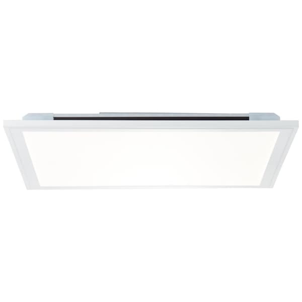 BRILLIANT lampe Allie LED loftpanel 40x40 cm hvid | 1x 25W LED integreret, (2734lm, 2700-6500K) | Skala A ++ til E | Med fjernbetjening / dæmpbar / na