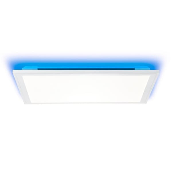 BRILLIANT lampe Allie LED loftpanel 40x40 cm hvid | 1x 25W LED integreret, (2734lm, 2700-6500K) | Skala A ++ til E | Med fjernbetjening / dæmpbar / na