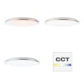 Miniatyrbild 11 av 11: BRILLIANT lampa Jamil LED vägg- och taklampa 48cm vit / silver | 1x 60W LED integrerad, (4800lm, 3000-6000K) | Skala A ++ till E | Styrbar via fjärrko