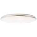 Miniatyrbild 1 av 11: BRILLIANT lampa Jamil LED vägg- och taklampa 48cm vit / silver | 1x 60W LED integrerad, (4800lm, 3000-6000K) | Skala A ++ till E | Styrbar via fjärrko