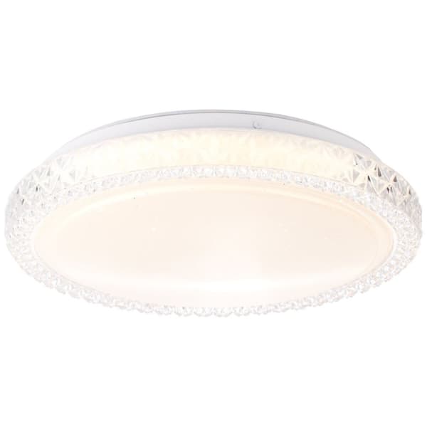 BRILLIANT lampuu Badria LED-seinä- ja kattovalaisin 30 cm valkoinen | 1x 12W integroitu LED, (800lm, 3000K) | Asteikko A ++ E | IP-suojausluokka: 44 -
