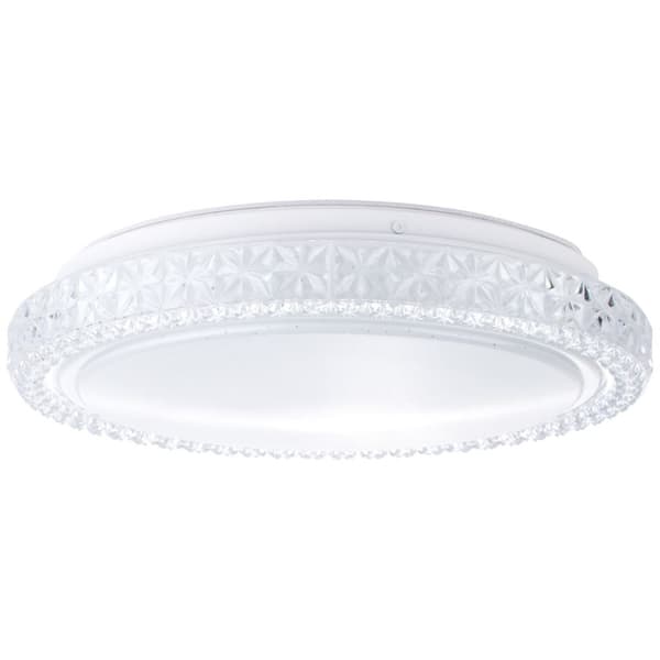 BRILLIANT lampuu Badria LED-seinä- ja kattovalaisin 30 cm valkoinen | 1x 12W integroitu LED, (800lm, 3000K) | Asteikko A ++ E | IP-suojausluokka: 44 -