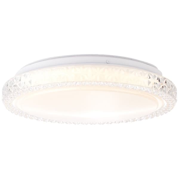 BRILLIANT lampuu Badria LED-seinä- ja kattovalaisin 30 cm valkoinen | 1x 12W integroitu LED, (800lm, 3000K) | Asteikko A ++ E | IP-suojausluokka: 44 -