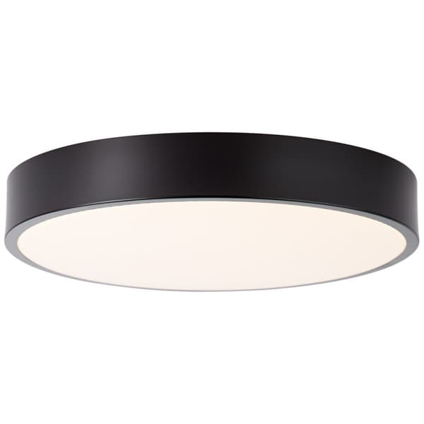 BRILLIANT lamppu Slimline LED kattovalaisin 33cm valkoinen / musta | 1x 12W integroitu LED, (800lm, 3000K) | Asteikko A ++ E | Energiaa säästävä ja pi