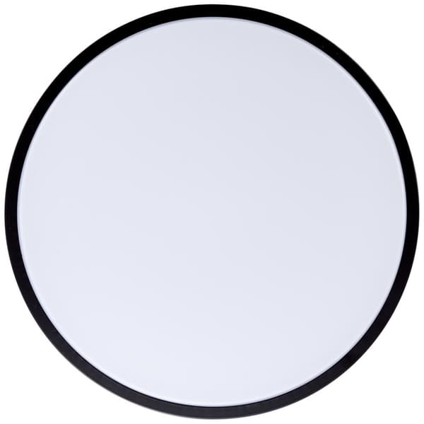 BRILLIANT lamppu Slimline LED kattovalaisin 33cm valkoinen / musta | 1x 12W integroitu LED, (800lm, 3000K) | Asteikko A ++ E | Energiaa säästävä ja pi