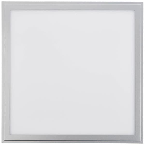 BRILLIANT lampa Alissa LED takpanel 40x40 cm silver / vit | 1x 32W LED integrerad (Samsung-chip), (2500lm, 2700-6200K) | Skala A ++ till E | Oändligt