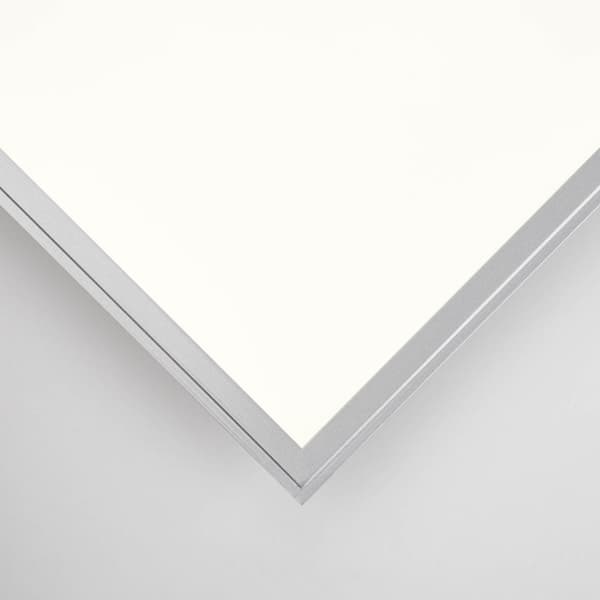 BRILLIANT lampa Alissa LED takpanel 40x40 cm silver / vit | 1x 32W LED integrerad (Samsung-chip), (2500lm, 2700-6200K) | Skala A ++ till E | Oändligt