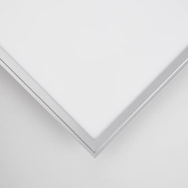 BRILLIANT lampa Alissa LED takpanel 40x40 cm silver / vit | 1x 32W LED integrerad (Samsung-chip), (2500lm, 2700-6200K) | Skala A ++ till E | Oändligt