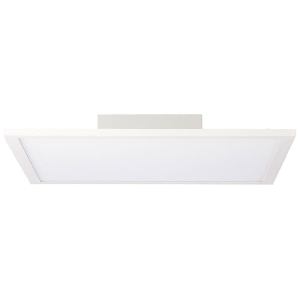 BRILLIANT lampe Buffi LED loftpanel 40x40 cm hvid | 1x 24W LED integreret, (2400lm, 2700K) | Skala A ++ til E | Varmt hvidt lys (2700K)