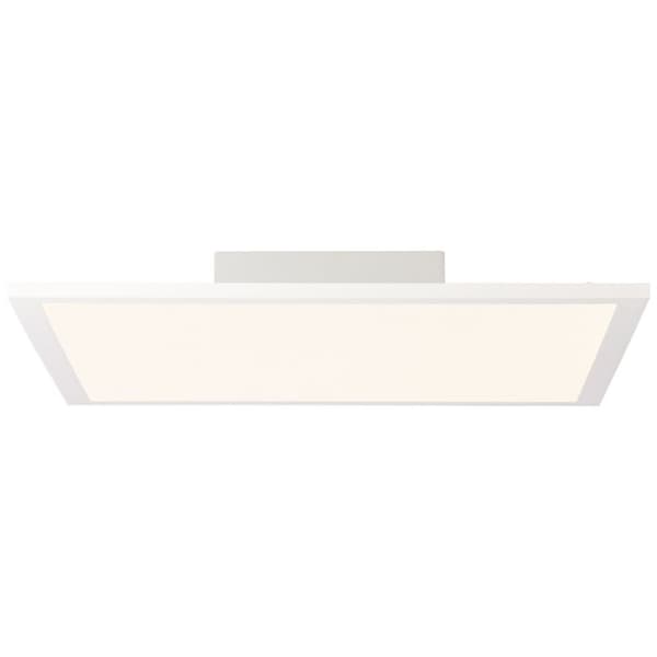 BRILLIANT lampe Buffi LED loftpanel 40x40 cm hvid | 1x 24W LED integreret, (2400lm, 2700K) | Skala A ++ til E | Varmt hvidt lys (2700K)