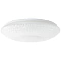 Pikkukuva 3 / 11: BRILLIANT lamppu Nunya LED kattovalaisin 52cm valkoinen / kromi | 1x 60W LED integroitu, (4800lm, 3000-6000K) | Asteikko A ++ E | Portaattomasti himme