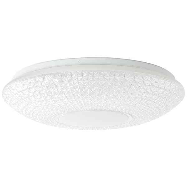 BRILLIANT lamppu Nunya LED kattovalaisin 52cm valkoinen / kromi | 1x 60W LED integroitu, (4800lm, 3000-6000K) | Asteikko A ++ E | Portaattomasti himme