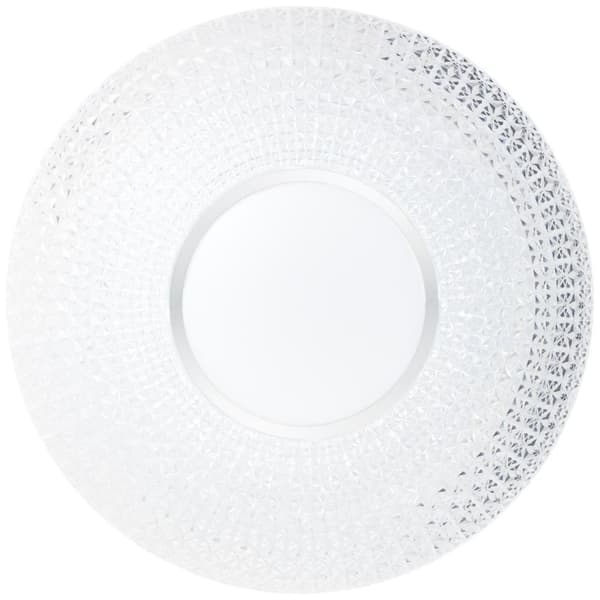 BRILLIANT lamppu Nunya LED kattovalaisin 52cm valkoinen / kromi | 1x 60W LED integroitu, (4800lm, 3000-6000K) | Asteikko A ++ E | Portaattomasti himme
