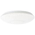 Pikkukuva 1 / 11: BRILLIANT lamppu Nunya LED kattovalaisin 52cm valkoinen / kromi | 1x 60W LED integroitu, (4800lm, 3000-6000K) | Asteikko A ++ E | Portaattomasti himme
