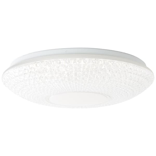 BRILLIANT lamppu Nunya LED kattovalaisin 52cm valkoinen / kromi | 1x 60W LED integroitu, (4800lm, 3000-6000K) | Asteikko A ++ E | Portaattomasti himme