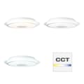 Pikkukuva 4 / 11: BRILLIANT lamppu Viktor LED kattovalaisin 45 cm valkoinen-hopea | 1x 24W LED integroitu, (2460lm, 3000-6000K) | Asteikko A ++ E | Portaattomasti himme