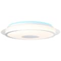 Pikkukuva 1 / 11: BRILLIANT lamppu Viktor LED kattovalaisin 45 cm valkoinen-hopea | 1x 24W LED integroitu, (2460lm, 3000-6000K) | Asteikko A ++ E | Portaattomasti himme