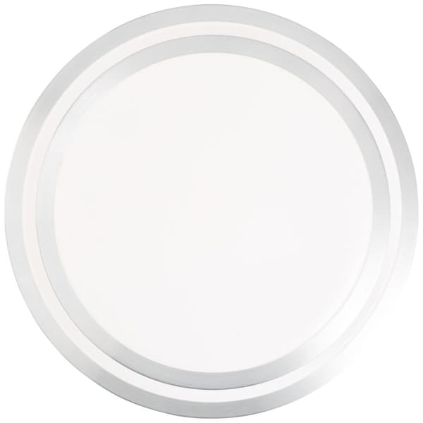 BRILLIANT lampuu Vilma LED kattovalaisin 41 cm valkoinen-hopea | 1x 24W LED integroitu, (2460lm, 3000-6000K) | Asteikko A ++ E | Portaattomasti himmen