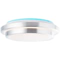 Pikkukuva 1 / 11: BRILLIANT lampuu Vilma LED kattovalaisin 41 cm valkoinen-hopea | 1x 24W LED integroitu, (2460lm, 3000-6000K) | Asteikko A ++ E | Portaattomasti himmen