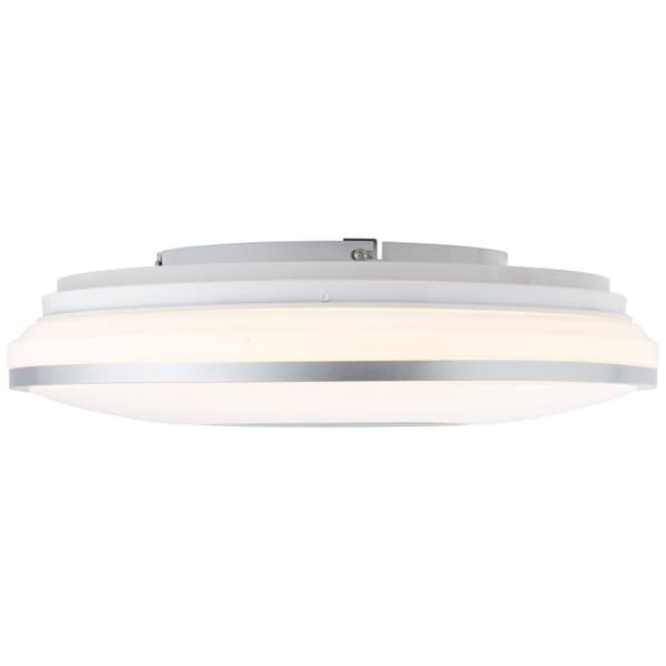 BRILLIANT lamppu Visitation LED kattovalaisin 39cm valkoinen-hopea | 1x 24W LED integroitu, (2460lm, 3000-6000K) | Asteikko A ++ E | Portaattomasti hi