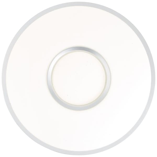 BRILLIANT lamppu Visitation LED kattovalaisin 39cm valkoinen-hopea | 1x 24W LED integroitu, (2460lm, 3000-6000K) | Asteikko A ++ E | Portaattomasti hi