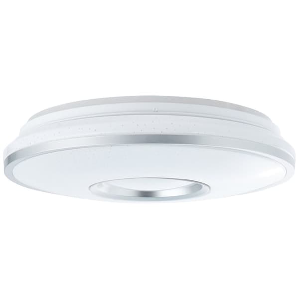 BRILLIANT lamppu Visitation LED kattovalaisin 39cm valkoinen-hopea | 1x 24W LED integroitu, (2460lm, 3000-6000K) | Asteikko A ++ E | Portaattomasti hi